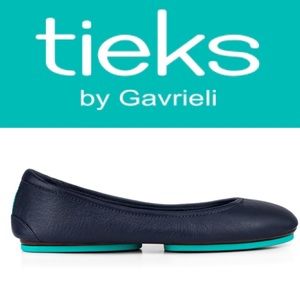 Tieks California navy Classic flats
